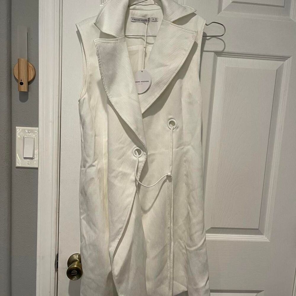 Finders Keepers white vest / dress Size S - Picture 4 of 5